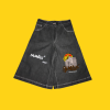 FAMÖUS® HOMELAND PARAMOUNT CARBON BLACK DENIM JORTS